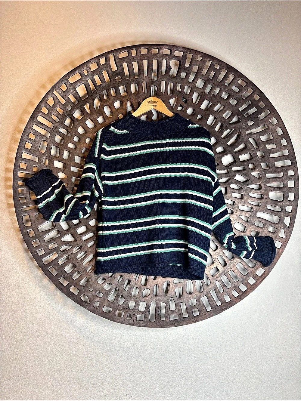 J.Crew Striped Cotton Rollneck Sweater Size XS - Picture 3 of 12